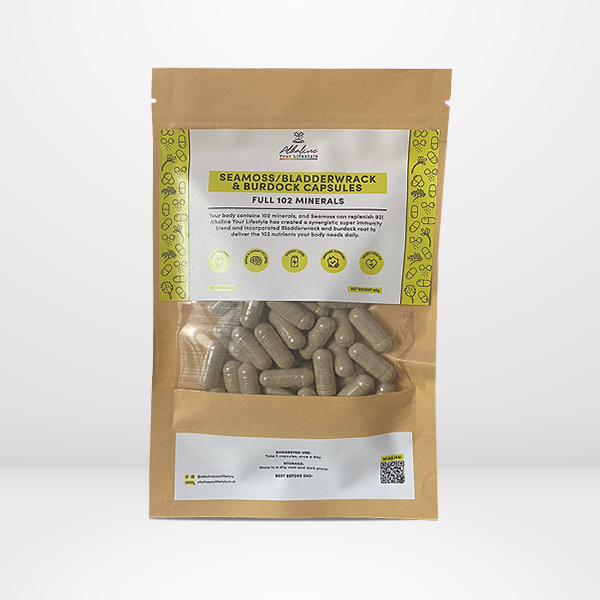 SEA MOSS/BLADDERWRACK/BURDOCK CAPSULES